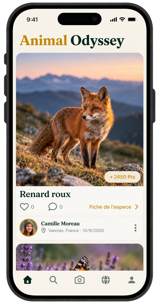 Fil d’actualité : observation d’un renard roux en Vanoise